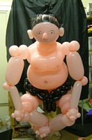 balloons sumo wrestler