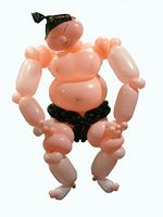 balloon sumo wrestler