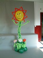 balloon garden sunflower